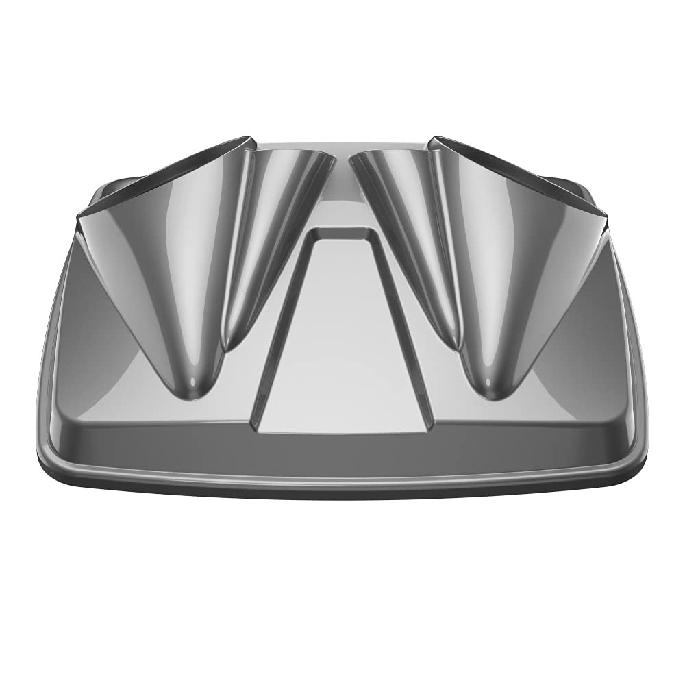 Color-Matched Dual 8'' Speaker Lids for Advanblack/Rushmore style Razor.Chopped & King Tour Trunk Pack Compatible with Harley