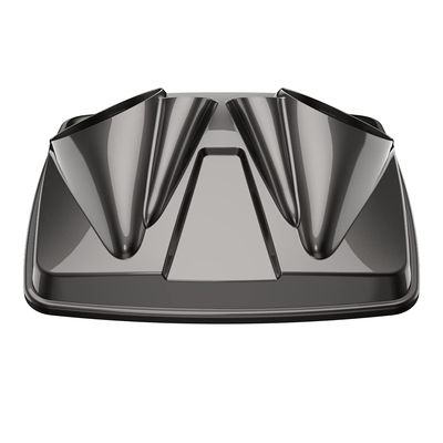 Color-Matched Dual 8'' Speaker Lids for Advanblack/Rushmore style Razor.Chopped & King Tour Trunk Pack Compatible with Harley