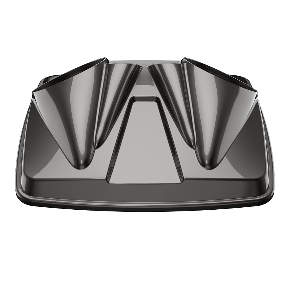 Color-Matched Dual 8'' Speaker Lids for Advanblack/Rushmore style Razor.Chopped & King Tour Trunk Pack Compatible with Harley