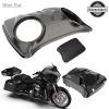 Color-Matched Dual 8'' Speaker Lids for Advanblack/Rushmore style Razor.Chopped & King Tour Trunk Pack Compatible with Harley view 4