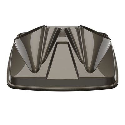 Color-Matched Dual 8'' Speaker Lids for Advanblack/Rushmore style Razor.Chopped & King Tour Trunk Pack Compatible with Harley