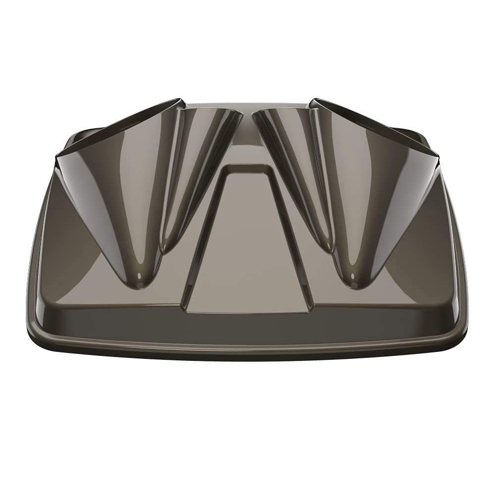 Color-Matched Dual 8'' Speaker Lids for Advanblack/Rushmore style Razor.Chopped & King Tour Trunk Pack Compatible with Harley