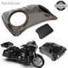 Color-Matched Dual 8'' Speaker Lids for Advanblack/Rushmore style Razor.Chopped & King Tour Trunk Pack Compatible with Harley view 4
