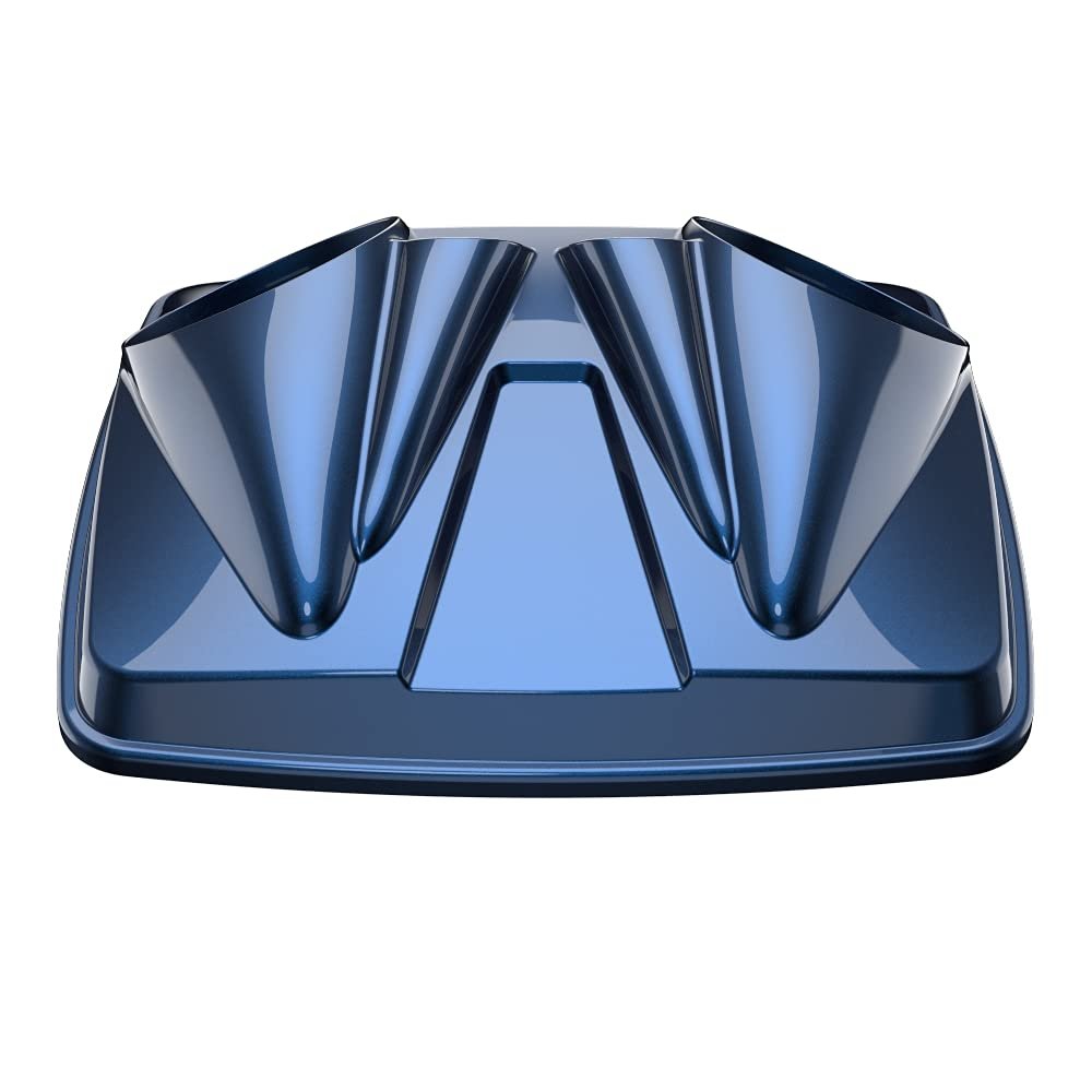 Color-Matched Dual 8'' Speaker Lids for Advanblack/Rushmore style Razor.Chopped & King Tour Trunk Pack Compatible with Harley