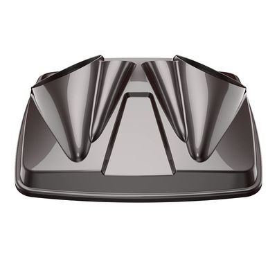 Color-Matched Dual 8'' Speaker Lids for Advanblack/Rushmore style Razor.Chopped & King Tour Trunk Pack Compatible with Harley