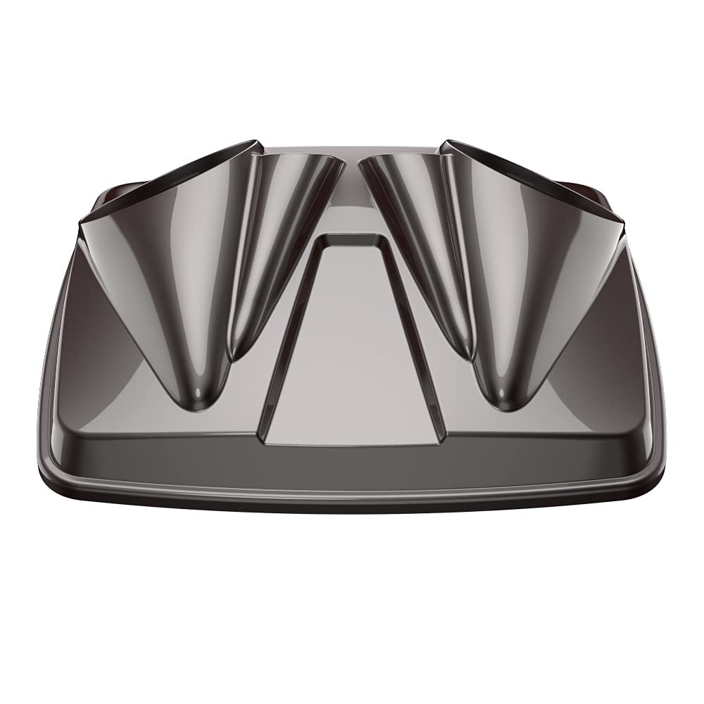 Color-Matched Dual 8'' Speaker Lids for Advanblack/Rushmore style Razor.Chopped & King Tour Trunk Pack Compatible with Harley