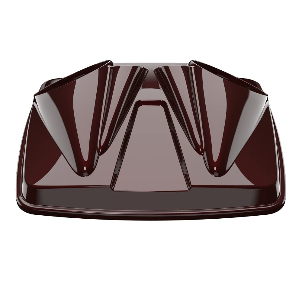 Color-Matched Dual 8'' Speaker Lids for Advanblack/Rushmore style Razor.Chopped & King Tour Trunk Pack Compatible with Harley