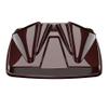 Color-Matched Dual 8'' Speaker Lids for Advanblack/Rushmore style Razor.Chopped & King Tour Trunk Pack Compatible with Harley view 1