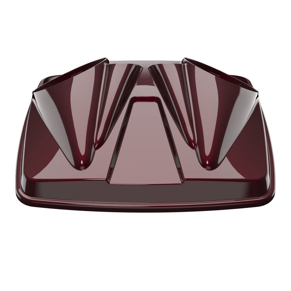 Color-Matched Dual 8'' Speaker Lids for Advanblack/Rushmore style Razor.Chopped & King Tour Trunk Pack Compatible with Harley