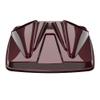Color-Matched Dual 8'' Speaker Lids for Advanblack/Rushmore style Razor.Chopped & King Tour Trunk Pack Compatible with Harley view 1
