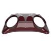 Color-Matched Dual 8'' Speaker Lids for Advanblack/Rushmore style Razor.Chopped & King Tour Trunk Pack Compatible with Harley view 2