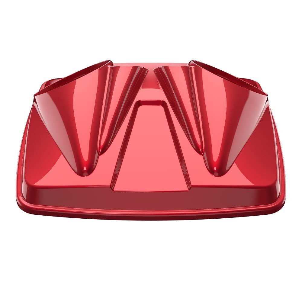Color-Matched Dual 8'' Speaker Lids for Advanblack/Rushmore style Razor.Chopped & King Tour Trunk Pack Compatible with Harley