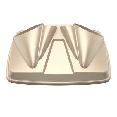Color-Matched Dual 8'' Speaker Lids for Advanblack/Rushmore style Razor.Chopped & King Tour Trunk Pack Compatible with Harley