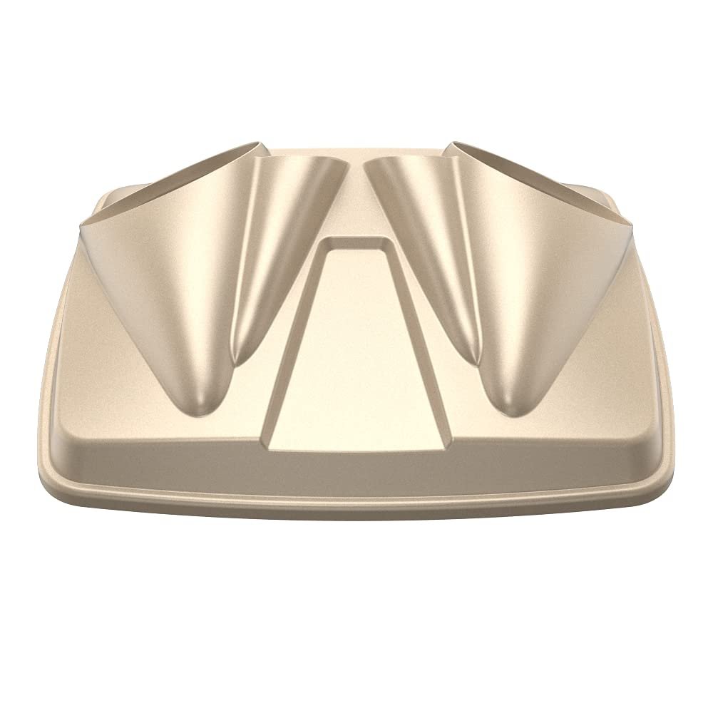 Color-Matched Dual 8'' Speaker Lids for Advanblack/Rushmore style Razor.Chopped & King Tour Trunk Pack Compatible with Harley