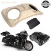 Color-Matched Dual 8'' Speaker Lids for Advanblack/Rushmore style Razor.Chopped & King Tour Trunk Pack Compatible with Harley view 4