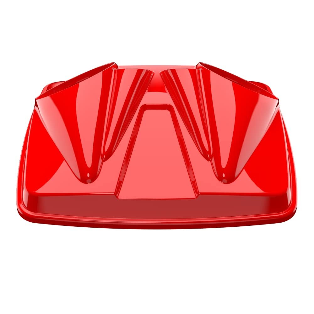 Color-Matched Dual 8'' Speaker Lids for Advanblack/Rushmore style Razor.Chopped & King Tour Trunk Pack Compatible with Harley