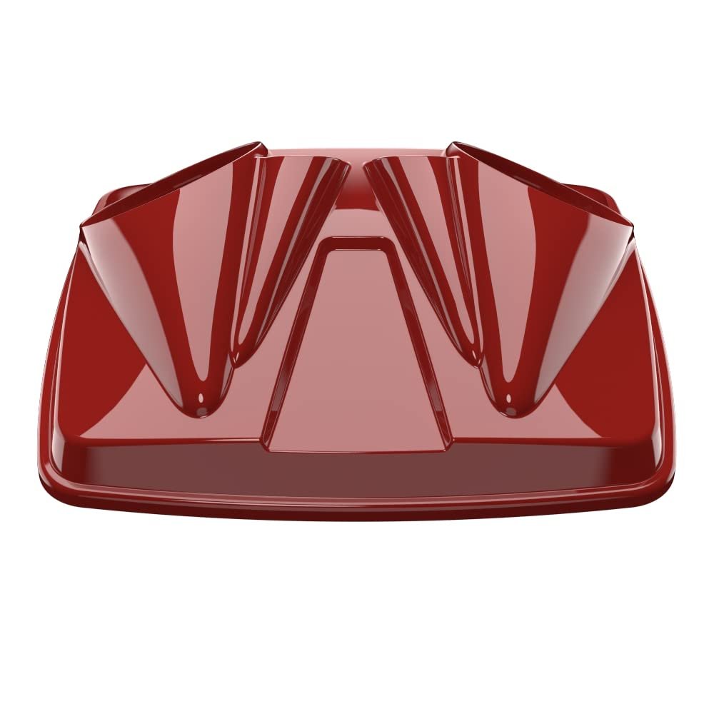 Color-Matched Dual 8'' Speaker Lids for Advanblack/Rushmore style Razor.Chopped & King Tour Trunk Pack Compatible with Harley