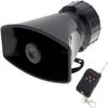 DriSentri 7 Sounds Loud Car Warning Alarm Police Fire Siren Horn Speaker with Remote Controller 12V 100W, Siren for Car view 3
