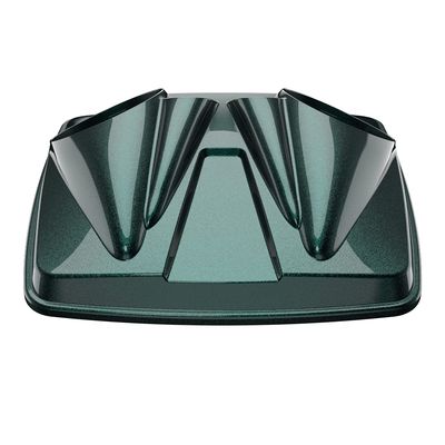 Color-Matched Dual 8'' Speaker Lids for Advanblack/Rushmore style Razor.Chopped & King Tour Trunk Pack Compatible with Harley