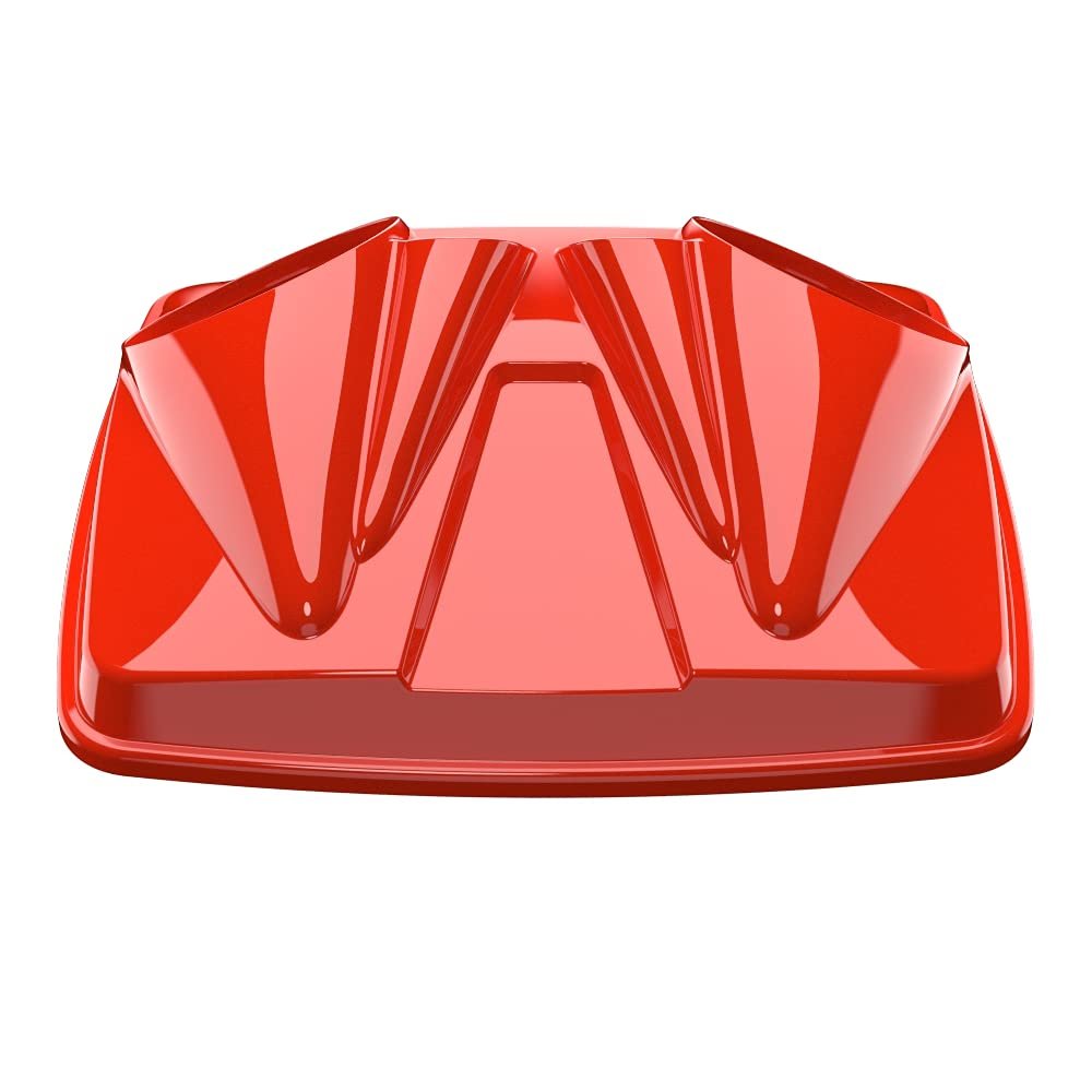 Color-Matched Dual 8'' Speaker Lids for Advanblack/Rushmore style Razor.Chopped & King Tour Trunk Pack Compatible with Harley