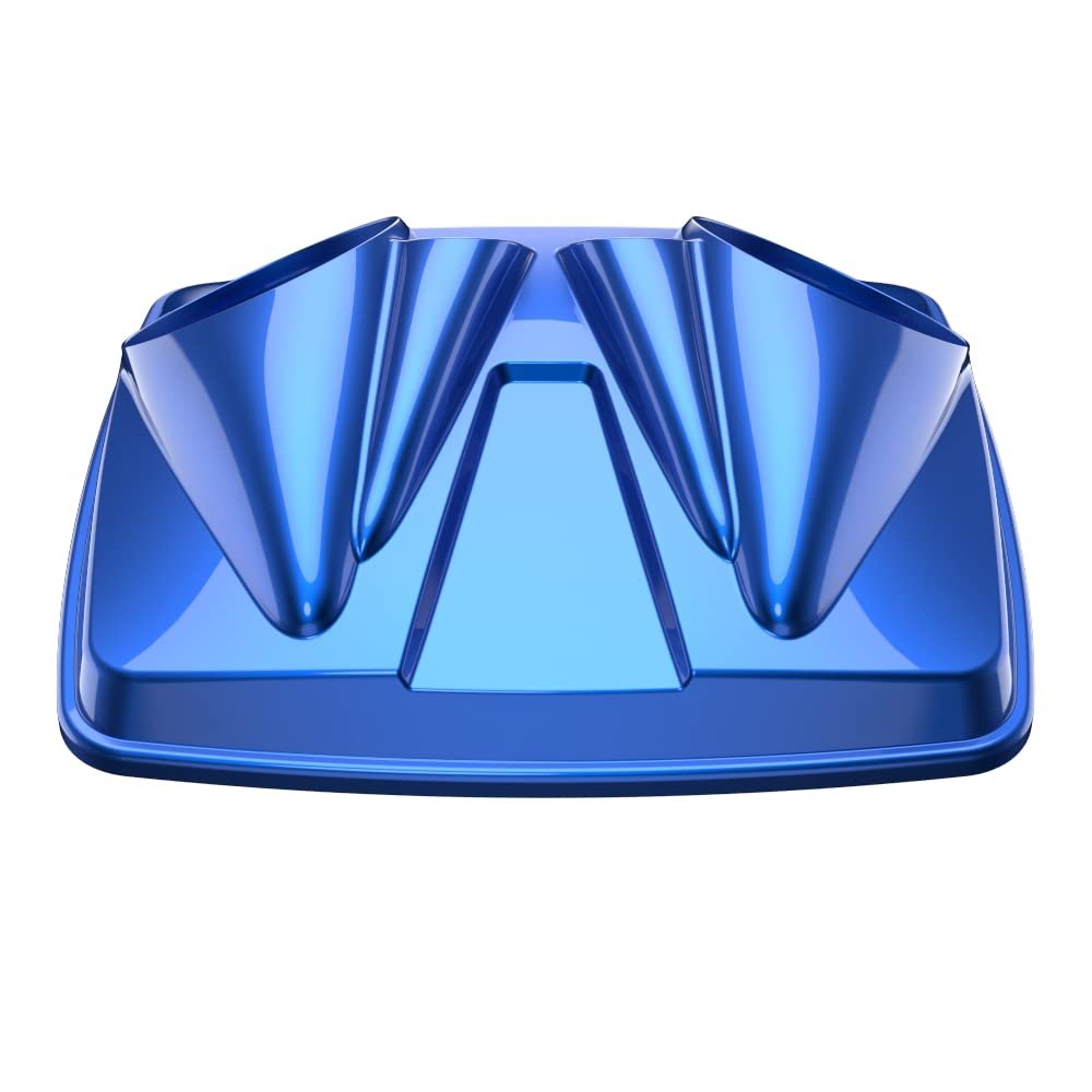 Color-Matched Dual 8'' Speaker Lids for Advanblack/Rushmore style Razor.Chopped & King Tour Trunk Pack Compatible with Harley