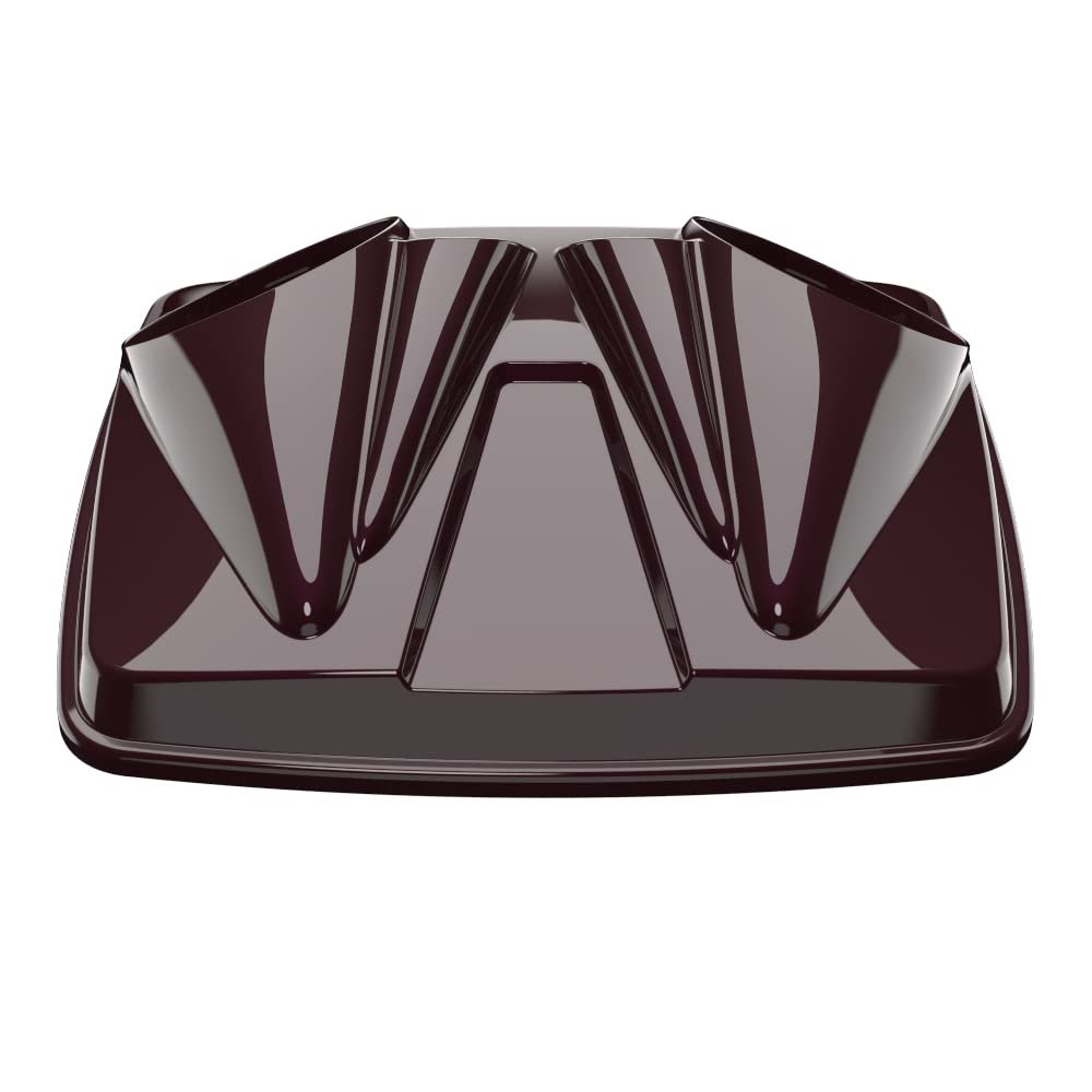 Color-Matched Dual 8'' Speaker Lids for Advanblack/Rushmore style Razor.Chopped & King Tour Trunk Pack Compatible with Harley