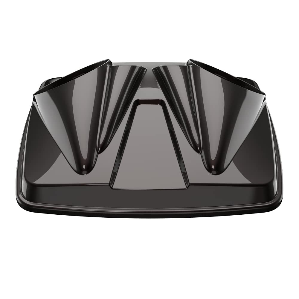 Color-Matched Dual 8'' Speaker Lids for Advanblack/Rushmore style Razor.Chopped & King Tour Trunk Pack Compatible with Harley