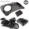 Color-Matched Dual 8'' Speaker Lids for Advanblack/Rushmore style Razor.Chopped & King Tour Trunk Pack Compatible with Harley view 4