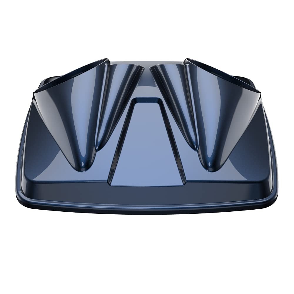 Color-Matched Dual 8'' Speaker Lids for Advanblack/Rushmore style Razor.Chopped & King Tour Trunk Pack Compatible with Harley