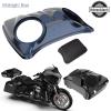 Color-Matched Dual 8'' Speaker Lids for Advanblack/Rushmore style Razor.Chopped & King Tour Trunk Pack Compatible with Harley view 4