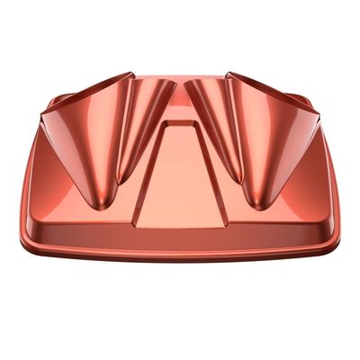 Color-Matched Dual 8'' Speaker Lids for Advanblack/Rushmore style Razor.Chopped & King Tour Trunk Pack Compatible with Harley