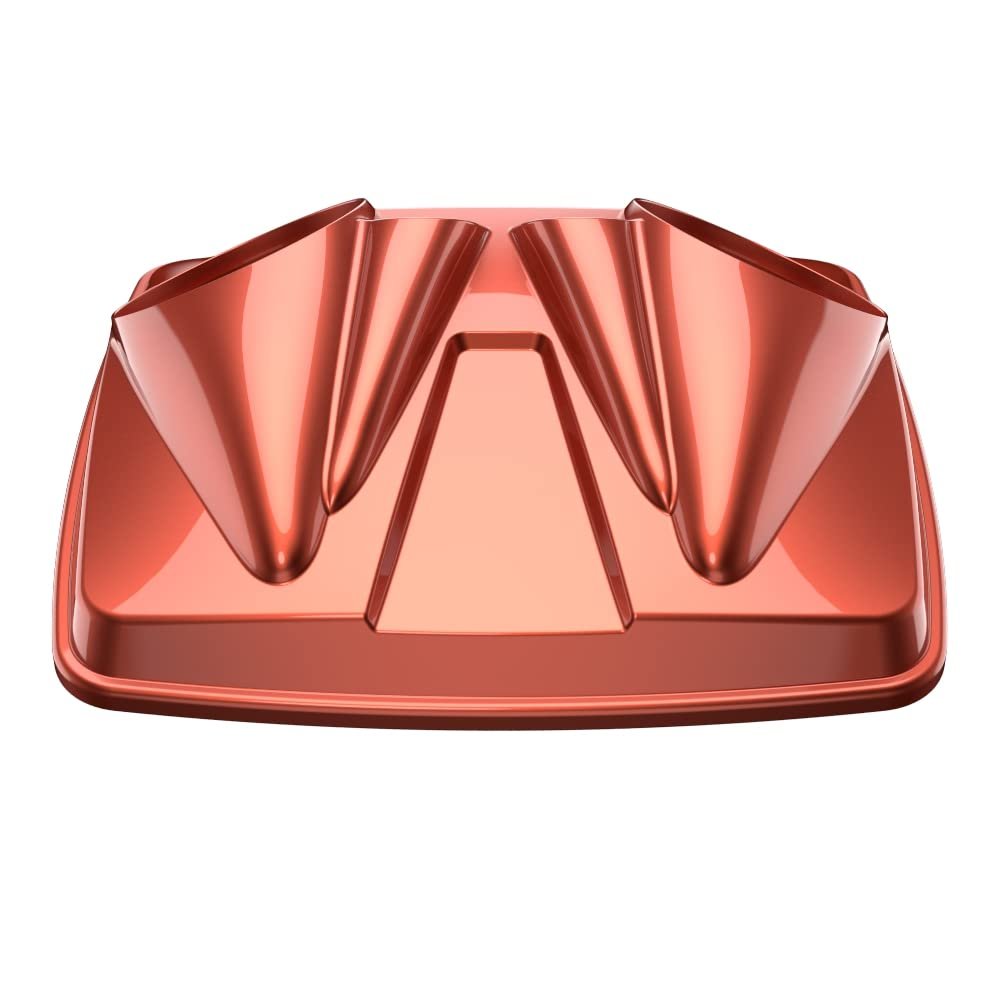 Color-Matched Dual 8'' Speaker Lids for Advanblack/Rushmore style Razor.Chopped & King Tour Trunk Pack Compatible with Harley