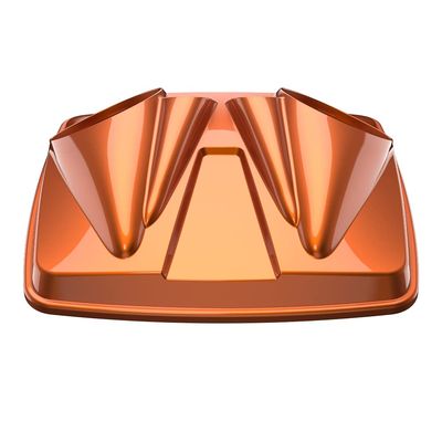 Color-Matched Dual 8'' Speaker Lids for Advanblack/Rushmore style Razor.Chopped & King Tour Trunk Pack Compatible with Harley