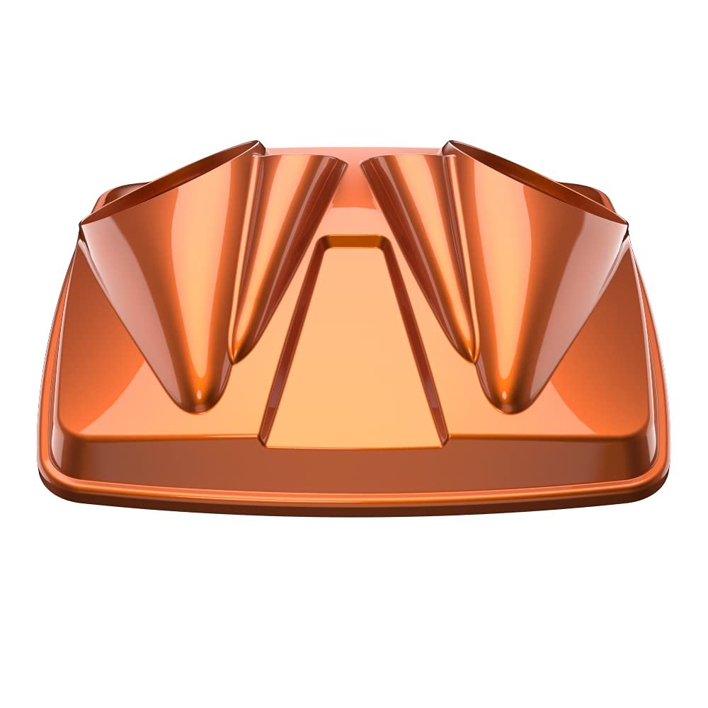 Color-Matched Dual 8'' Speaker Lids for Advanblack/Rushmore style Razor.Chopped & King Tour Trunk Pack Compatible with Harley