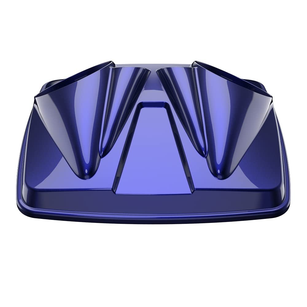 Color-Matched Dual 8'' Speaker Lids for Advanblack/Rushmore style Razor.Chopped & King Tour Trunk Pack Compatible with Harley