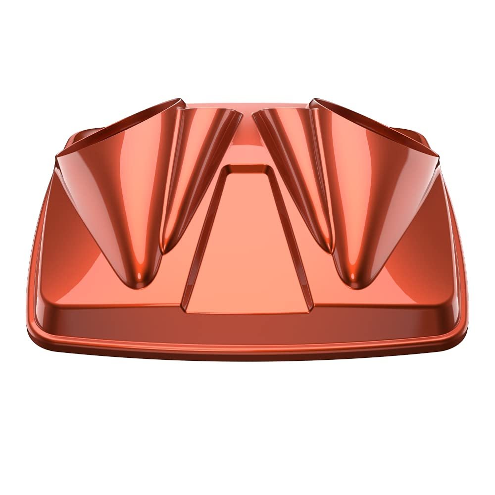 Color-Matched Dual 8'' Speaker Lids for Advanblack/Rushmore style Razor.Chopped & King Tour Trunk Pack Compatible with Harley