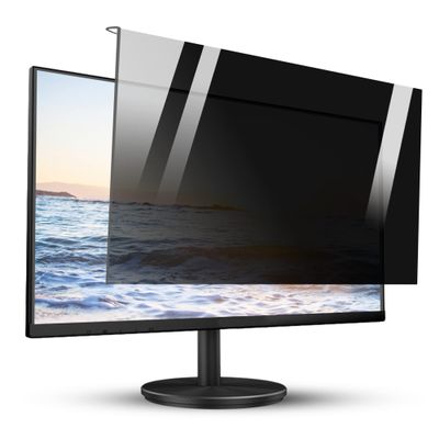 JFGH Privacy Screen Filter for 17"-32" Computer Monitor, Anti Blue Light Anti-Scratch Anti-Glare Hanging Type Screen Protectors / 19in 425x277mm