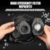 Zhongren Reusable Respirator Tactical Half Breath Dust Mask Airsoft Military Face Breath Mask Comfort Silicone for Helmet Halloween Paintball Hunting Sport Running Workout view 3