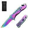 ALBATROSS Folding Knife - Multifunctional Pocket Knife with Liner Lock, Pocket Clip, Glass Breaker & Seatbelt Cutter - 440 Stainless Steel Blade for Outdoor, CampingDayuse, FK003-35SD (Multi) view 1