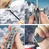 ALBATROSS Folding Knife - Multifunctional Pocket Knife with Liner Lock, Pocket Clip, Glass Breaker & Seatbelt Cutter - 440 Stainless Steel Blade for Outdoor, CampingDayuse, FK003-35SD (Grey) view 3