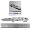 ALBATROSS Folding Knife - Multifunctional Pocket Knife with Liner Lock, Pocket Clip, Glass Breaker & Seatbelt Cutter - 440 Stainless Steel Blade for Outdoor, CampingDayuse, FK003-35SD (Grey) view 4