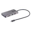 StarTech.com 8-in-1 Mini Docking Station for Windows, ChromeOS and Ubuntu, Dual 4K 60Hz HDMI Video, HDR10, USB 5Gbps Hub, 100W Laptop Charging, GbE, SD, MicroSD view 1