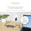 StarTech.com 8-in-1 Mini Docking Station for Windows, ChromeOS and Ubuntu, Dual 4K 60Hz HDMI Video, HDR10, USB 5Gbps Hub, 100W Laptop Charging, GbE, SD, MicroSD view 4