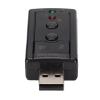 7.1 Channel USB External Sound Audio Adapter Laptop PC Sound Built in Amplifier and Volume Controls with 3.5MM Ports and Microphone for Wins/for Android view 1