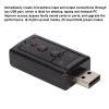 7.1 Channel USB External Sound Audio Adapter Laptop PC Sound Built in Amplifier and Volume Controls with 3.5MM Ports and Microphone for Wins/for Android view 3