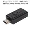 7.1 Channel USB External Sound Audio Adapter Laptop PC Sound Built in Amplifier and Volume Controls with 3.5MM Ports and Microphone for Wins/for Android view 4