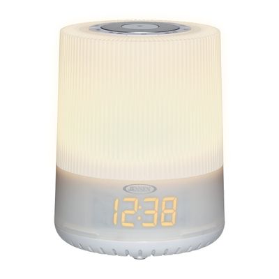 Jensen JCR-360 JCR-360 Mood Lamp FM Digital Dual-Alarm Clock Radio with Nature Sounds