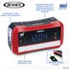 Digital AM/FM Weather Band Alarm Clock Radio with NOAA Weather Alert, Emergency Light and Built-in Flashlight view 3