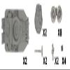 Flames of War: British Boarhound Armoured Car Troop (Mid-War) view 3