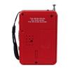 JENSEN JEP-100 Portable AM/FM Weather Band Radio with Flashlight, Compact Size Emergency Radio, Receives Broadcast by NOAA on All 7 Weather Band Frequencies view 4